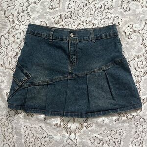 Denim Mini Skirt